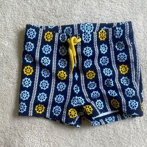 Janie and Jack Infant Nautical Swim Trunks Shorts 3-6m, NWOT, Washed Once.